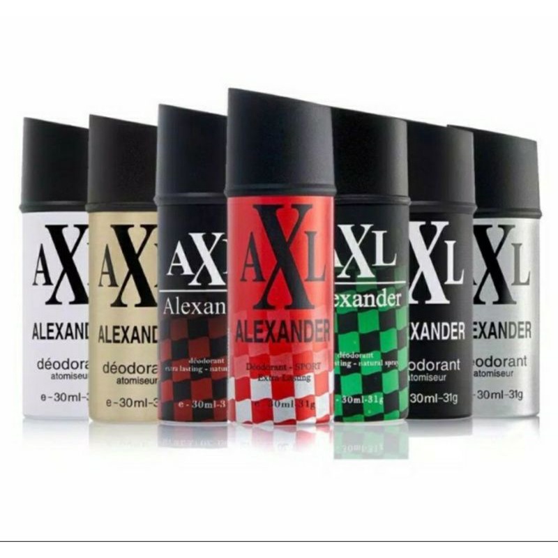 AXL ALEXANDER DEODORANT SPRAY 30ML KECIL