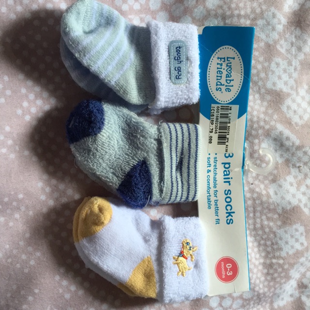 Luvable Friends 3 Pairs