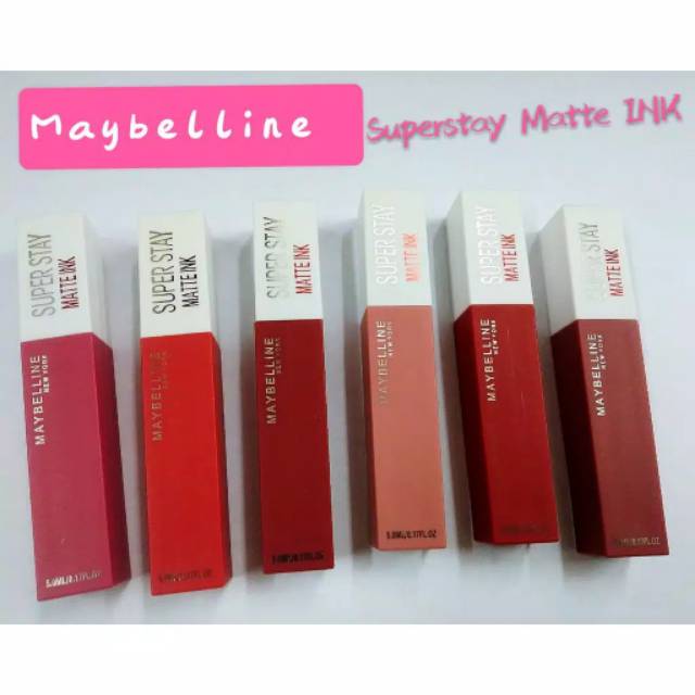 Lip matte maybeline superstay matte ink
