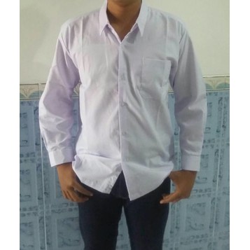 hem panjang putih