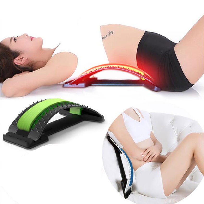 Sandaran Lumbar Spinal Stretching Support Terapi Sakit Pinggang