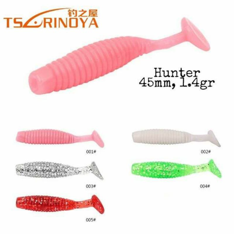 umpan casting softlure gendut hunter 4.5 cm