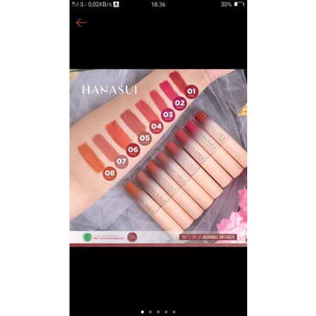 hanasui lipstik