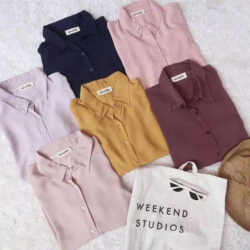 kemeja polos