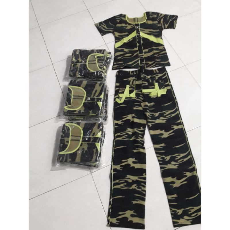 setelan baju senam armi