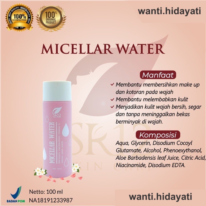 MICELLAR WATER SR12