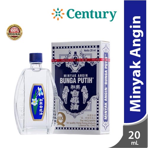 Minyak Angin Cap Bunga Putih 20 ml