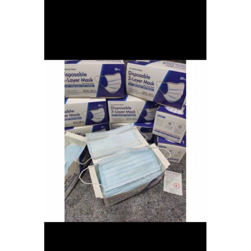 Disposable 3 layer mask