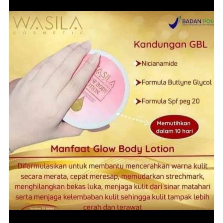 Body lotion wasilah
