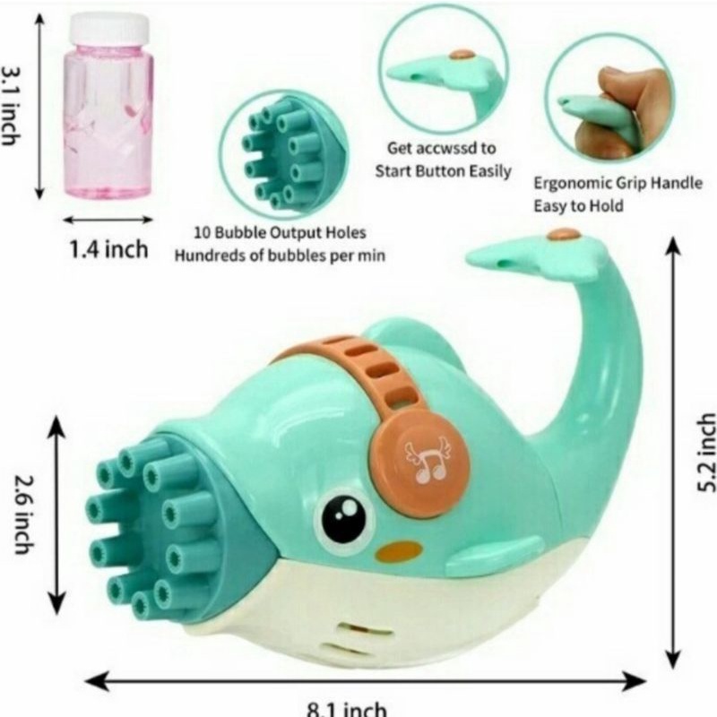 Mainan Anak Bubble Gelembung Sabun Dolphin