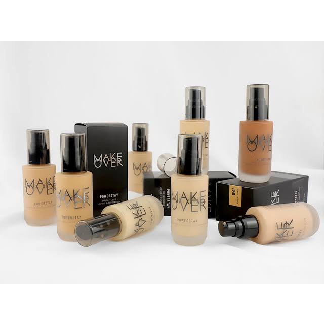 make over weightless liquid foundation (ready makassar)