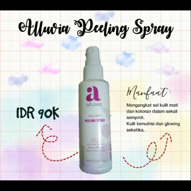 Alluvia pelling spray