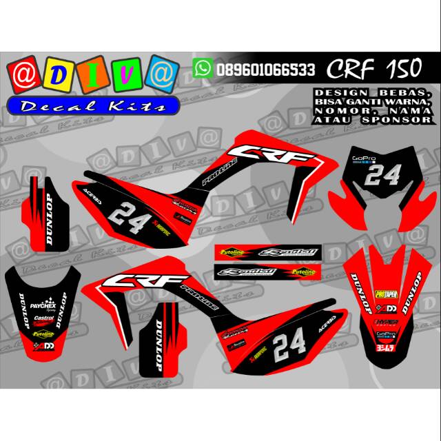 Crf merah dunlop