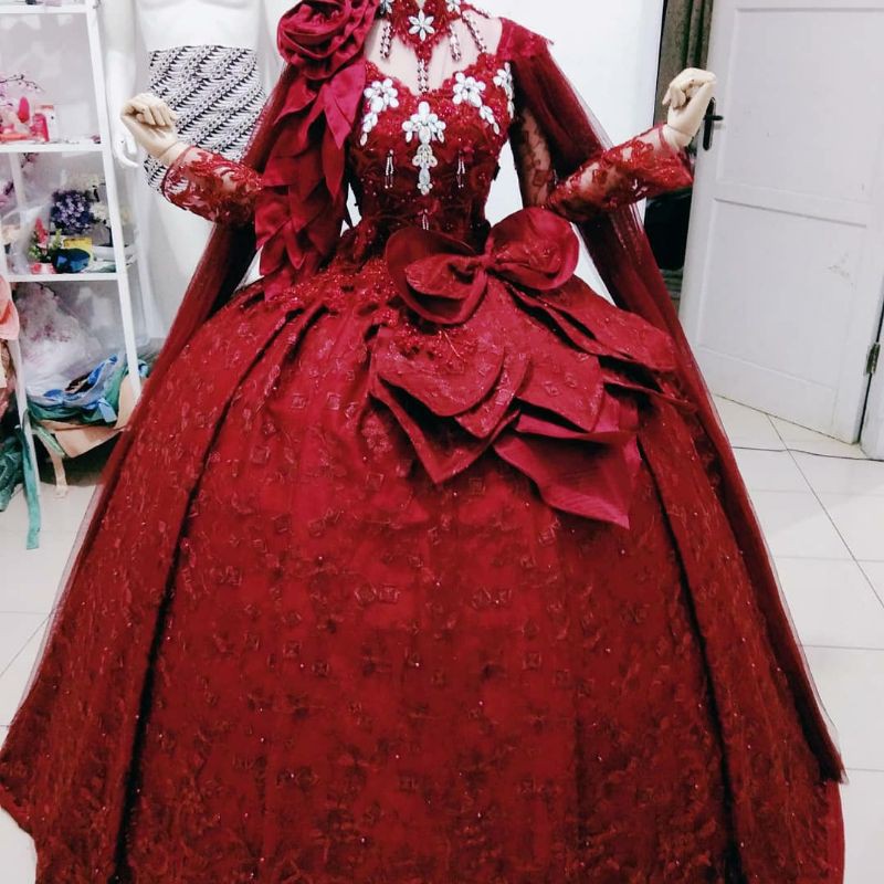 Ready barbie maroon