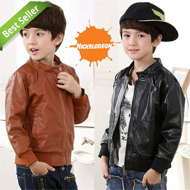 Jaket kulit semi anak