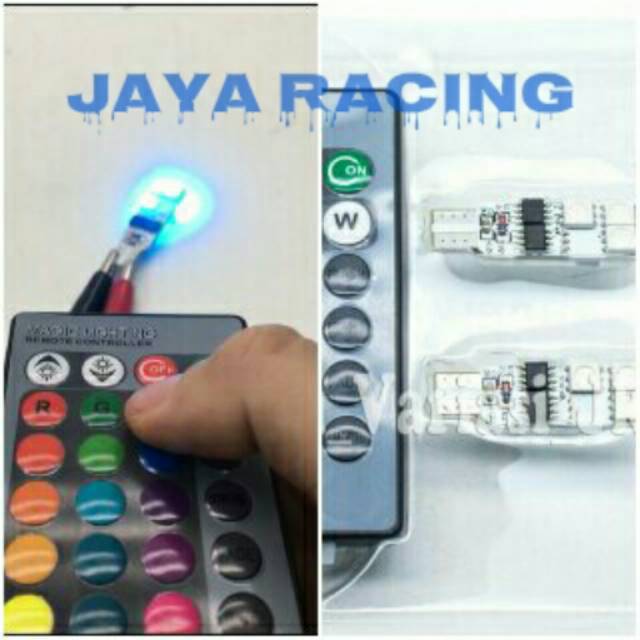 Lampu T13 led plus remote