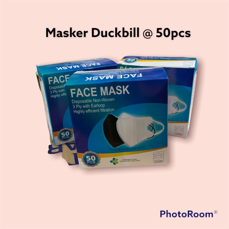 Masker Duckbill import isi 50pcs