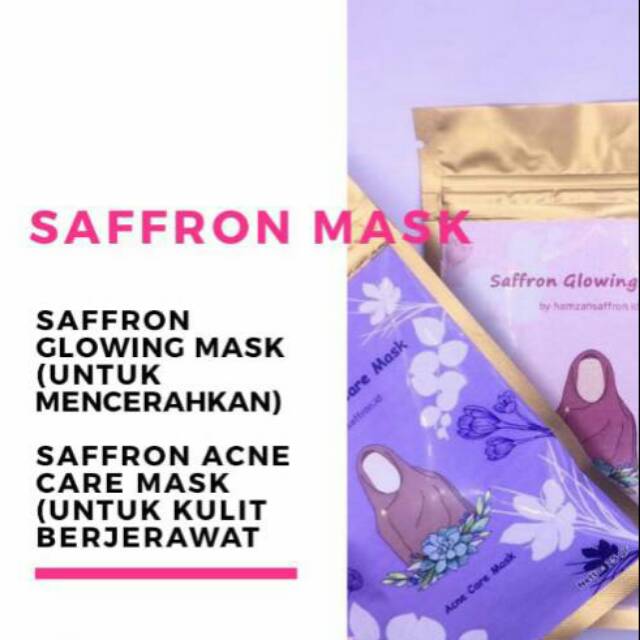 Saffron mask