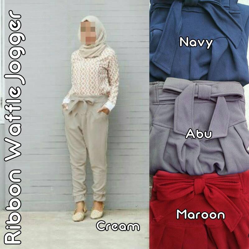 RIBBON WAFFLE JOGGER