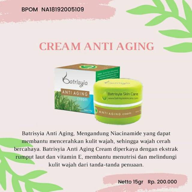 Anti Aging Batrisyia herbal