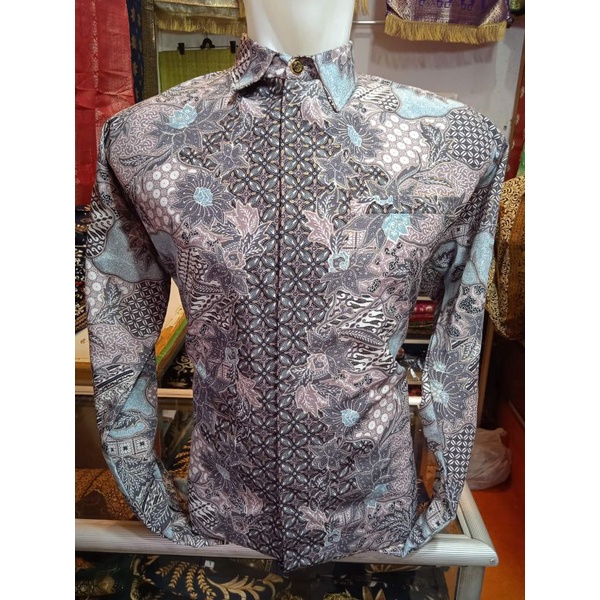 kemeja batik palembang