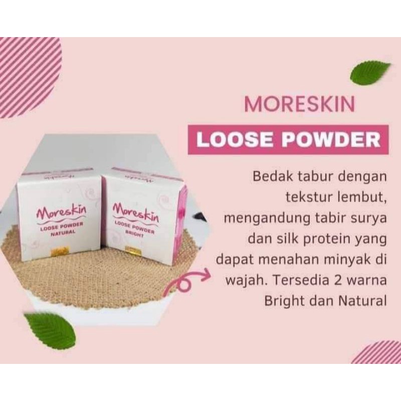 moreskin bedak tabur lpowder nasa