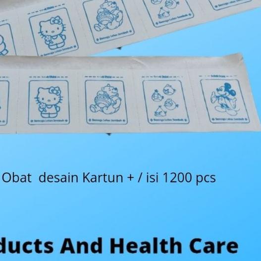 Kertas Puyer Kartun Biru