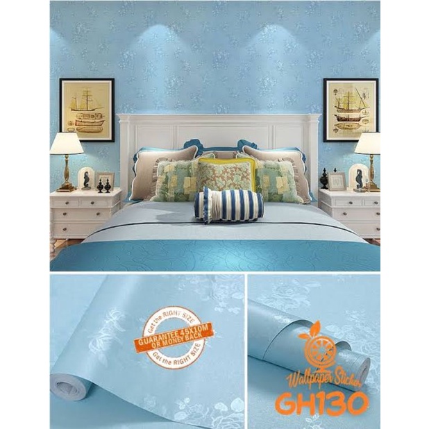 Wallpaper sticker emboss