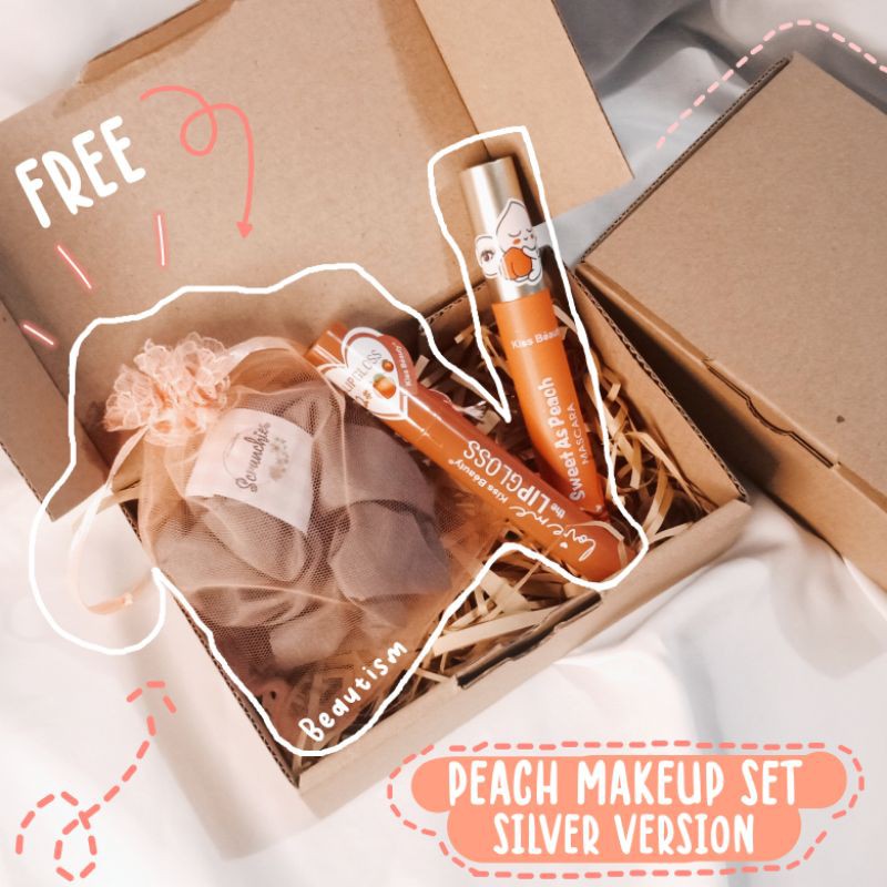 [TRILOGY PEACH] PEACH MAKEUP SET SILVER VERS.