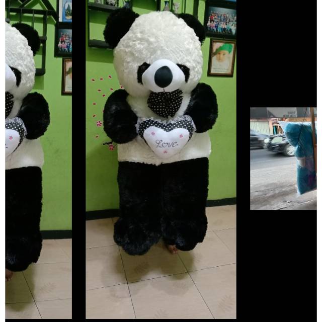 Boneka panda super jumbo 1,5 meter