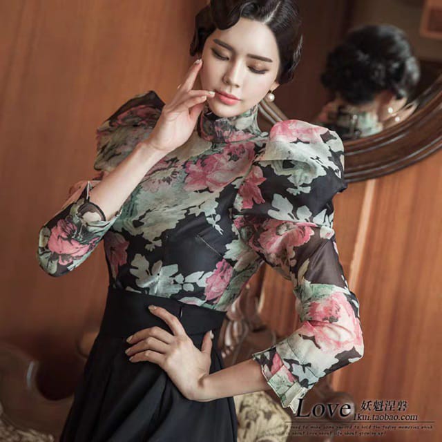 Rose Puff Top Import 5895#*