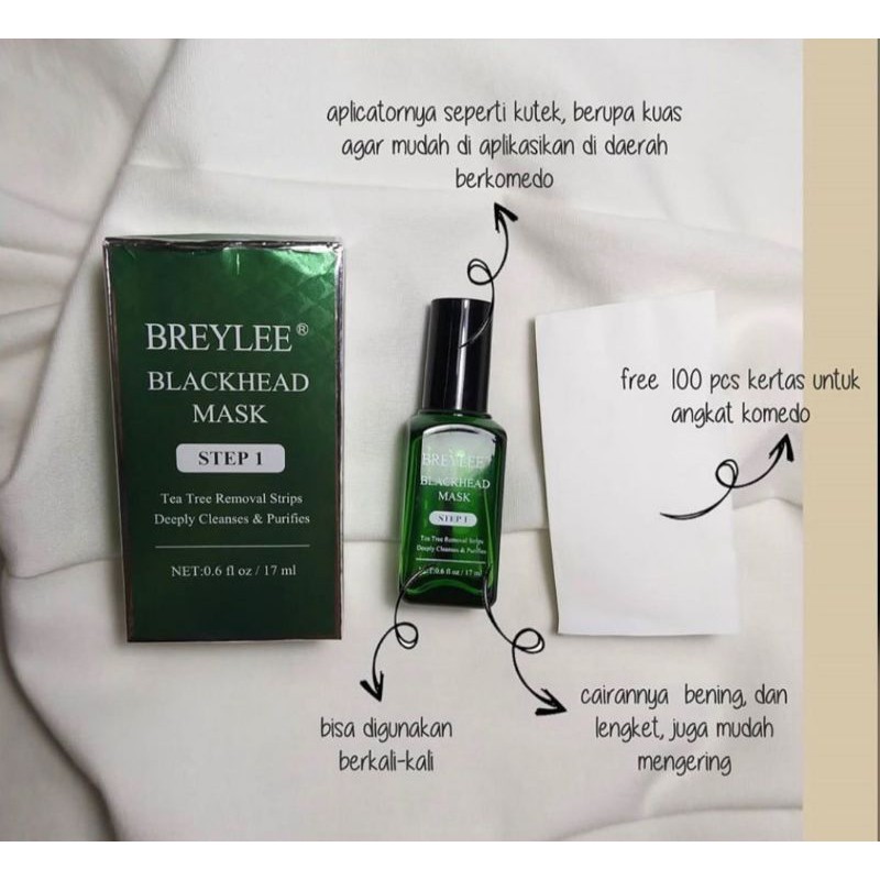 [ORIGINAL]  BREYLEE Blackhead Mask Step 1 & 2