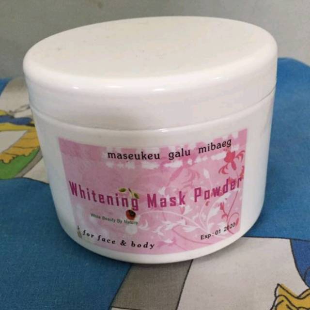 Whitening mask powder
