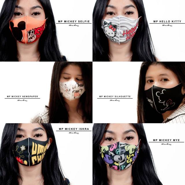 Masker scuba mickey dewasa