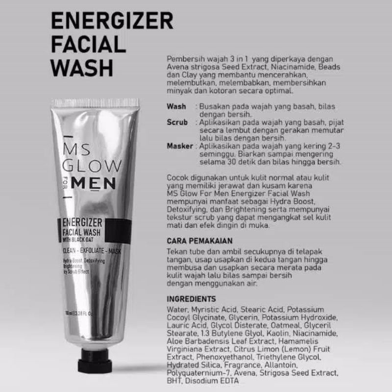 facial wash ms men