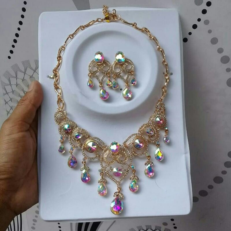 kalung set anting