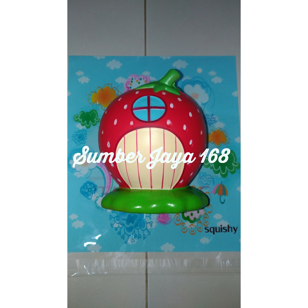 Squishy Licensed Strawberry Cabin Red TABURASAA