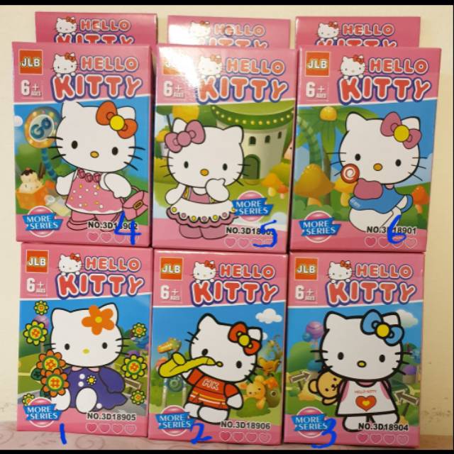 Mainan lego hello kitty