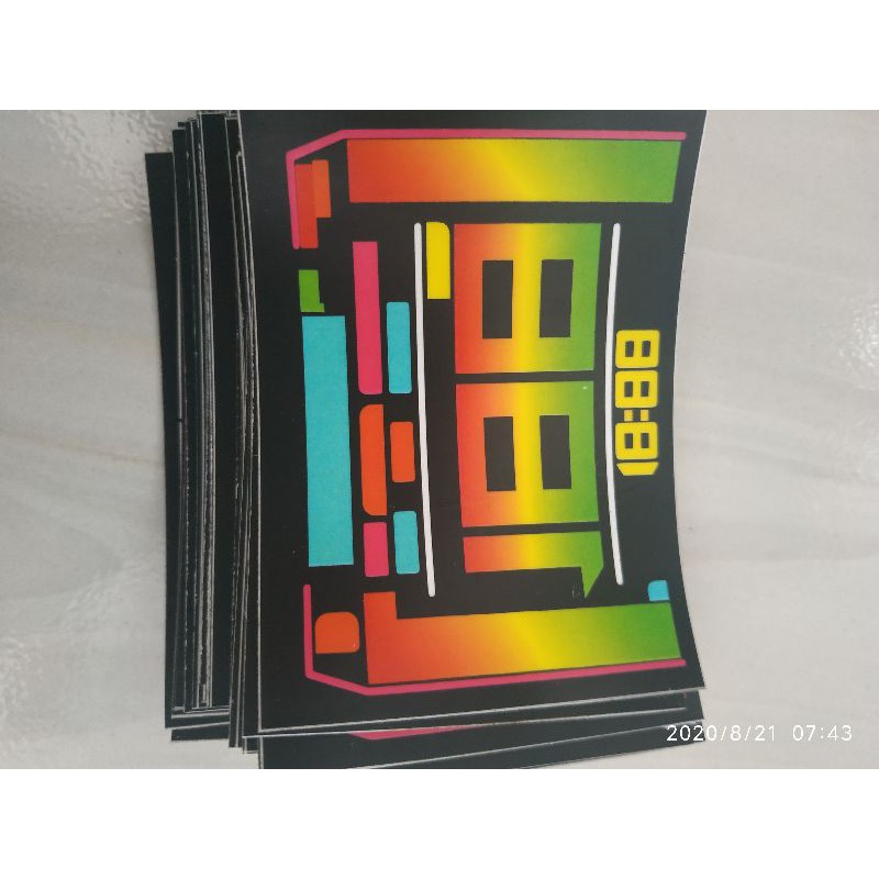 Stiker negatif LCD