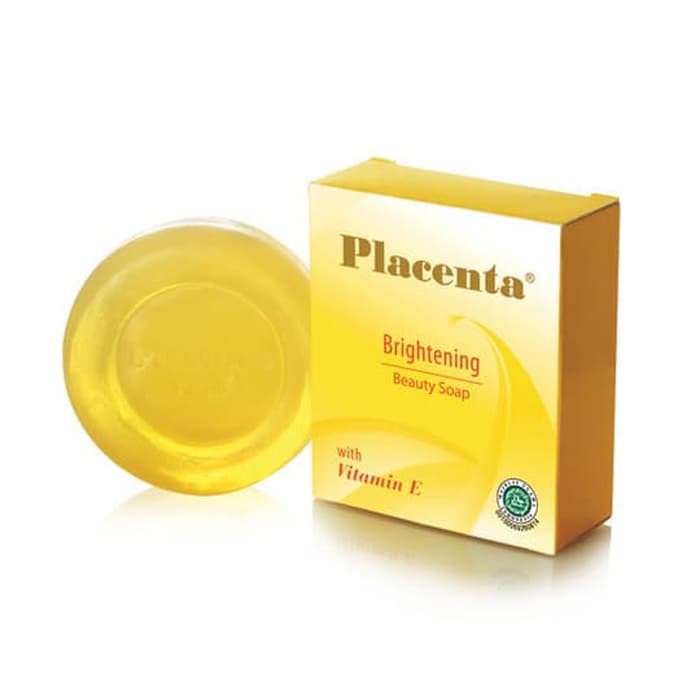 Placenta Brightening Beauty Soap Vit E 80gr