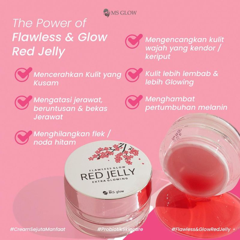 Red jelly Ms Glow