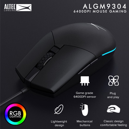 MOUSE GAMING USB ALTEC ALGM9304