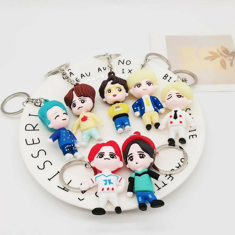 Gantungan Kunci BTS KPOP Tinytan 3D