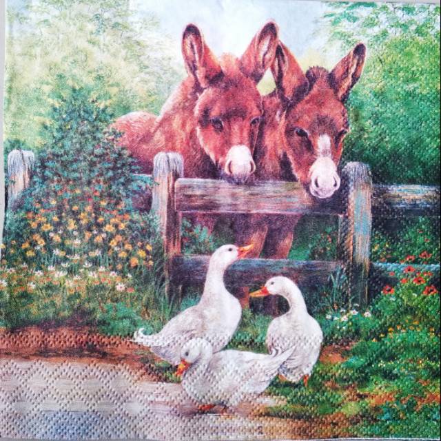 Napkin decoupage 1762