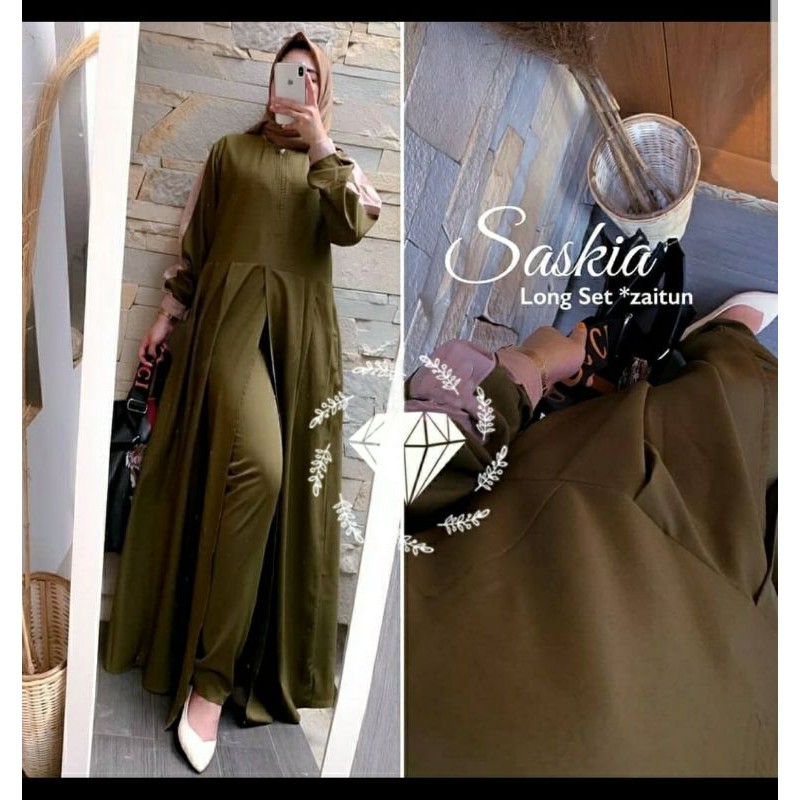 (BISA COD) A15 Set Saskia 2in1