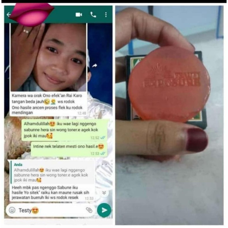 Sabun bexindo transparan soap