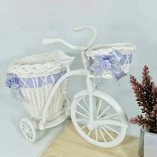 Vas bunga shabby homedecor