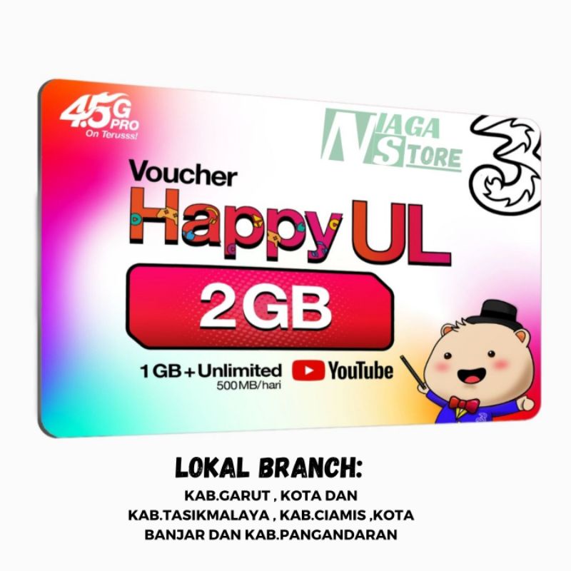VOUCHER TRI MINI 1GB/5H