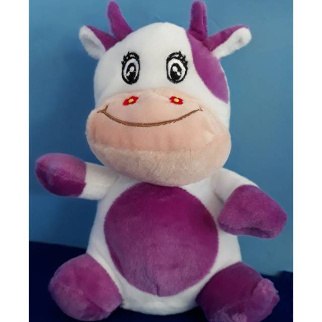 Boneka karakter animall bentuk sapi