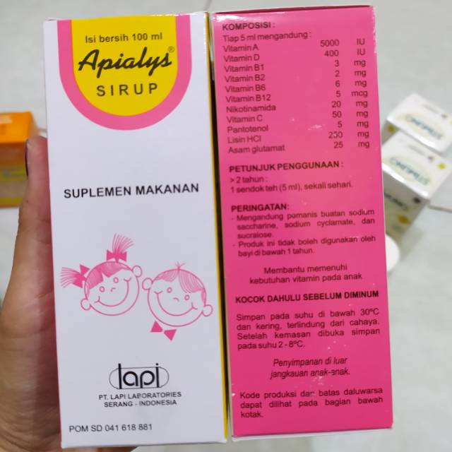 Apialys sirup 100 ml